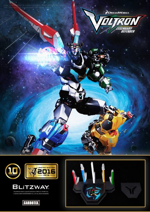 Blitzway X Carbotix, Voltron: Legendary Defender (Limited Edition 2016 pcs)