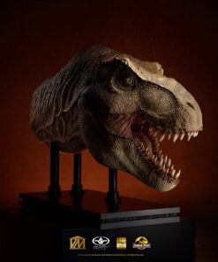 Alternative view of ELITE CREATURE COLLECTIBLE PRESENTS:   Tyrannosaurus rex Half-Scale  Head Prop Reproduction