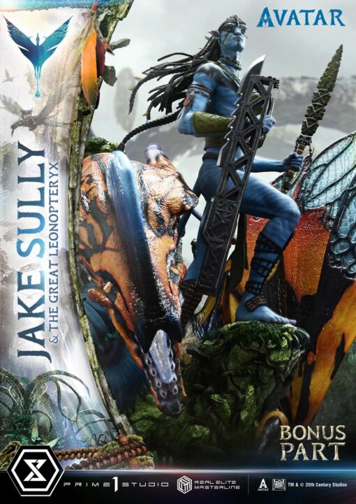Real Elite Masterline Avatar (Film) Jake Sully & The Great Leonopteryx Avatar Legacy Collection Deluxe Bonus Version - Prime1Studio - Image 22