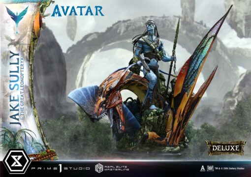 Real Elite Masterline Avatar (Film) Jake Sully & The Great Leonopteryx Avatar Legacy Collection Deluxe Bonus Version - Prime1Studio - Image 20