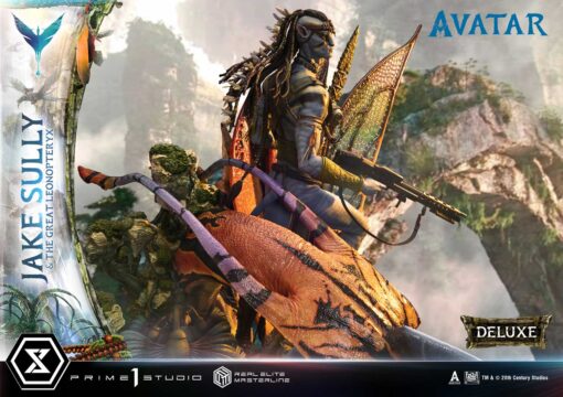 Real Elite Masterline Avatar (Film) Jake Sully & The Great Leonopteryx Avatar Legacy Collection Deluxe Bonus Version - Prime1Studio - Image 21