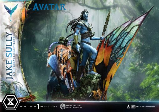 Real Elite Masterline Avatar (Film) Jake Sully & The Great Leonopteryx Avatar Legacy Collection Deluxe Bonus Version - Prime1Studio - Image 18