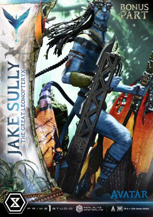 Real Elite Masterline Avatar (Film) Jake Sully & The Great Leonopteryx Avatar Legacy Collection Deluxe Bonus Version - Prime1Studio - Image 7