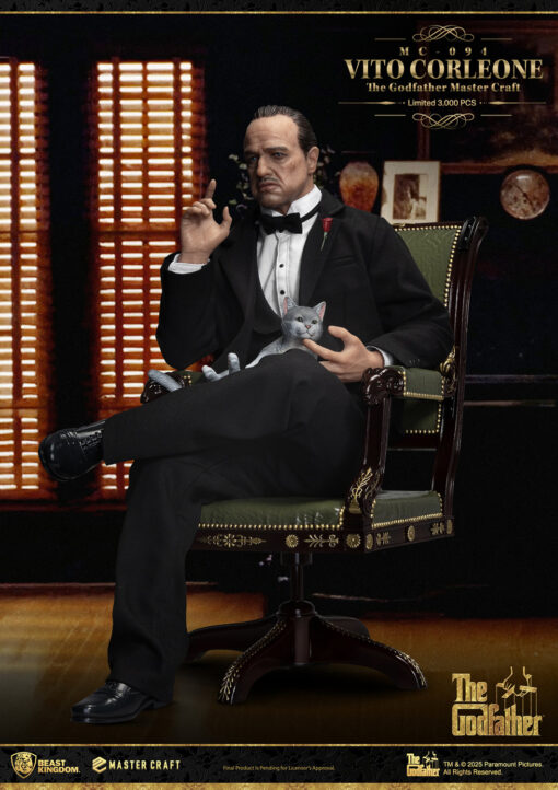 The Godfather Master Craft MC-094 Vito Corleone Limited Edition Statue By Beast Kingdom - Image 8