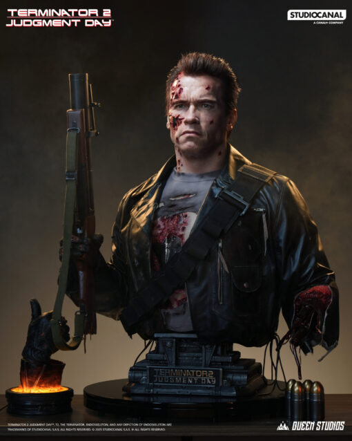 Queen Studios – T-800 Battle Damaged (Mechanical) Life-Size Bust