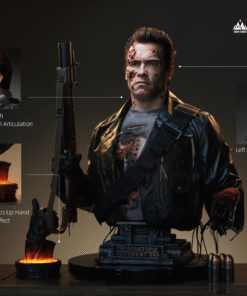 Queen Studios – T-800 Battle Damaged (Mechanical) Life-Size Bust - Image 17