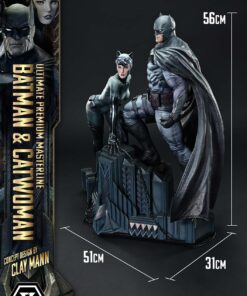 Ultimate Premium Masterline Batman (Comics) Batman & Catwoman (Concept Design by CLAY MANN) Bonus Version - Prime1Studio - Image 16