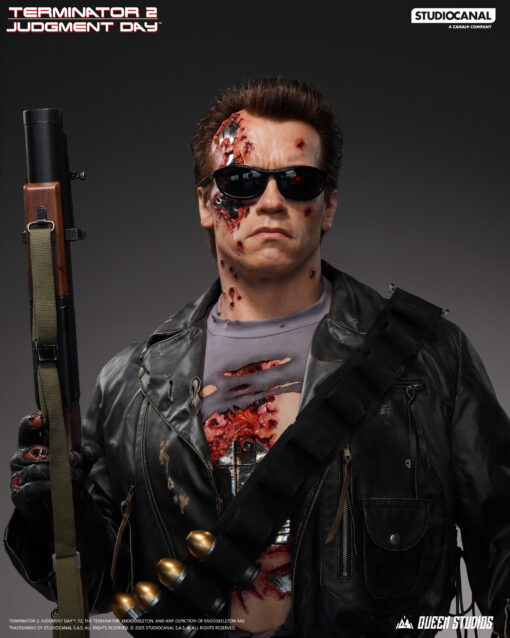 Queen Studios – T-800 Battle Damaged (Mechanical) Life-Size Bust - Image 3