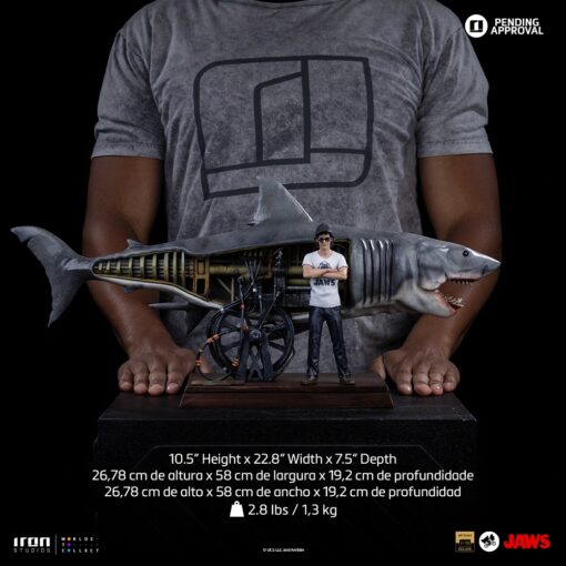 Statue Steven Spielberg & Jaws 50th Anniversary – Deluxe Art Scale 1/10 – Iron Studios - Image 2