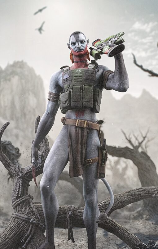 Statue Miles Quaritch – Avatar 3: Fire and Ash – Art Scale 1/10 – Iron Studios - Image 16