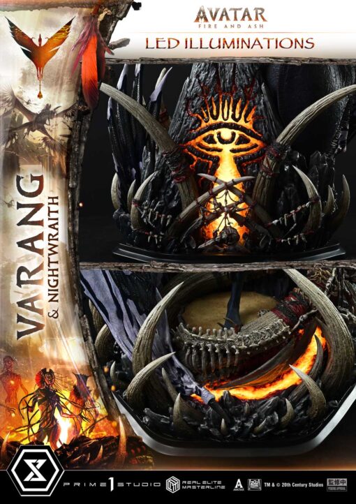 Real Elite Masterline Avatar: Fire and Ash (Film) Varang & Nightwraith Avatar Legacy Collection Bonus Version - Prime1Studio - Image 17