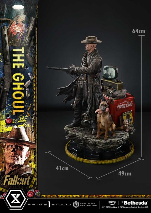 Real Elite Masterline Fallout The Ghoul Deluxe Bonus Version - Prime1Studio - Image 11