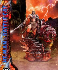 Real Elite Masterline Masters of the Universe He-Man & Battle Cat Ultimate Bonus Version - Prime1Studio