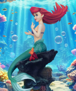  Ariel & Sebastian Statue - Master Craft - The Little Mermaid - Disney (Beast Kingdom) - Image 5