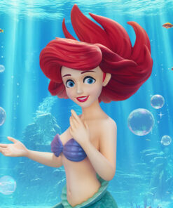  Ariel & Sebastian Statue - Master Craft - The Little Mermaid - Disney (Beast Kingdom) - Image 3
