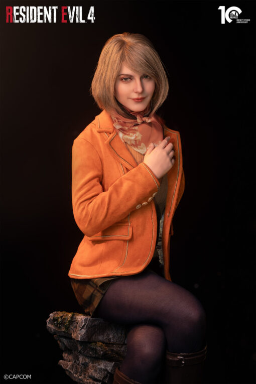 Infinity Studio Resident Evil 4 Remake Ashley Graham 1/2 SIlicone Statue - Image 2