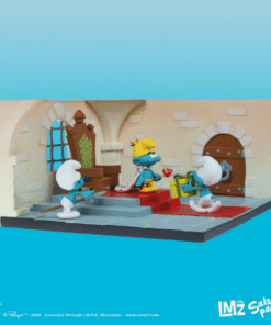 Smurfs collectible figurine, The Smurf King (Deluxe version) from the Sarsepareille & Cie 02 LMZ Collectibles 2025 collection - Image 6