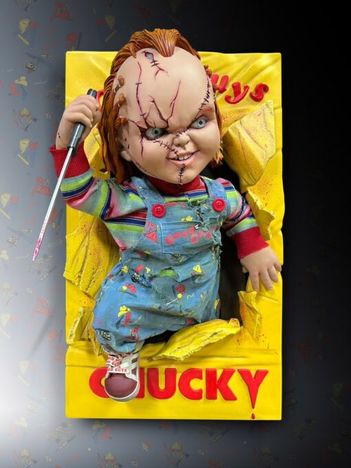 Chucky Life Size Wall Sculpture - HCG - Image 13