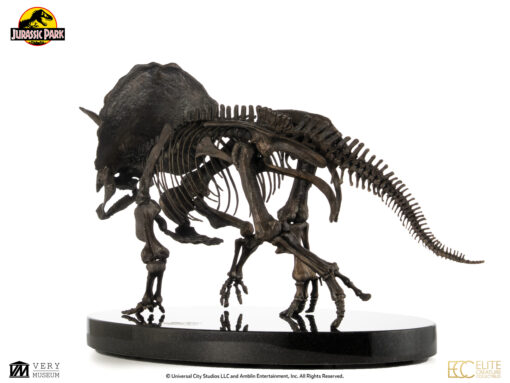ELITE CREATURE COLLECTIBLES PRESENTS: Triceratops Fossil Skeleton – 1:12 Scale Bronze - Image 11