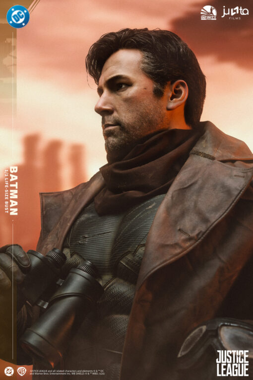 Infinity Studio Zack Snyder's Justice League Knightmare Batman 1/1 Silicone Bust - Image 9
