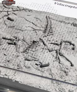ELITE CREATURE COLLECTIBLES PRESENTS:  Jurassic Park III – Velociraptor Excavation Map - Image 9