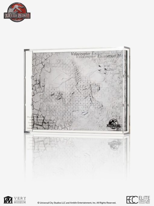 ELITE CREATURE COLLECTIBLES PRESENTS:  Jurassic Park III – Velociraptor Excavation Map - Image 4