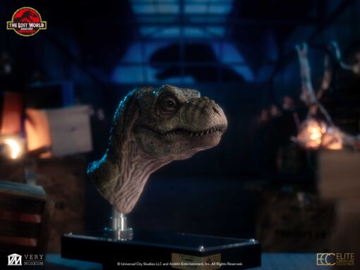 ELITE CREATURE COLLECTIBLES PRESENTS: Jurassic Park 2 Junior T-Rex Bust Prop Reproduction
