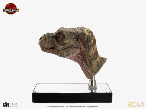 ELITE CREATURE COLLECTIBLES PRESENTS: Jurassic Park 2 Junior T-Rex Bust Prop Reproduction - Image 12