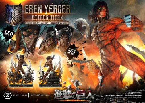 Ultimate Diorama Masterline TV animation Attack on Titan Eren Yeager Attack Titan - Prime1Studio - Image 24