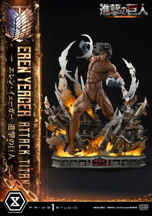 Ultimate Diorama Masterline TV animation Attack on Titan Eren Yeager Attack Titan - Prime1Studio - Image 22