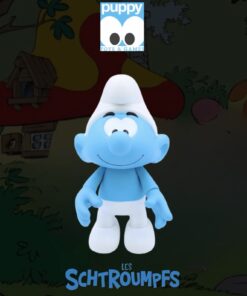 THE SMURFS VINYL 700020 Matte White & Blue Vinyl Smurf Figure ±20CM BY PUPPY