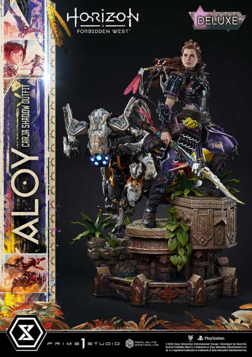 Real Elite Masterline Horizon Forbidden West Aloy Carja Shadow Outfit Deluxe Version - Prime1Studio - Image 21