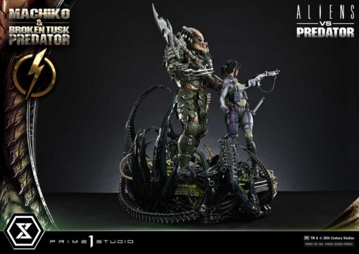 Ultimate Premium Masterline Aliens vs Predator (Comic) Machiko & Broken Tusk Predator Deluxe Version - Prime1Studio - Image 21