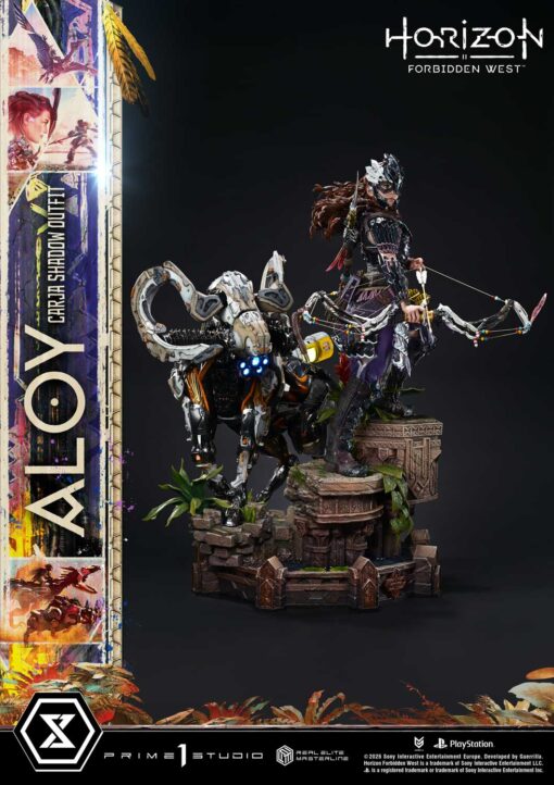 Real Elite Masterline Horizon Forbidden West Aloy Carja Shadow Outfit Deluxe Version - Prime1Studio - Image 18