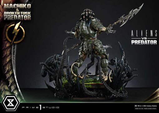 Ultimate Premium Masterline Aliens vs Predator (Comic) Machiko & Broken Tusk Predator Deluxe Version - Prime1Studio - Image 20