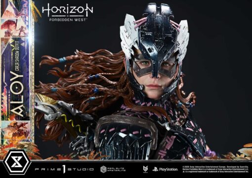 Real Elite Masterline Horizon Forbidden West Aloy Carja Shadow Outfit Deluxe Version - Prime1Studio - Image 10