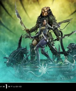 Ultimate Premium Masterline Aliens vs Predator (Comic) Machiko & Broken Tusk Predator Deluxe Version - Prime1Studio - Image 10