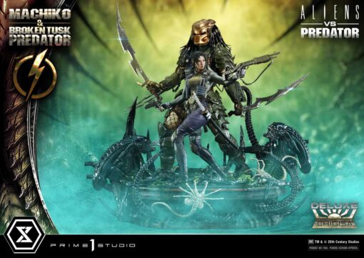 Ultimate Premium Masterline Aliens vs Predator (Comic) Machiko & Broken Tusk Predator Deluxe Version - Prime1Studio - Image 10