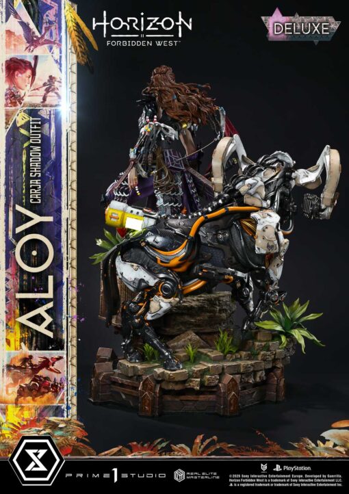 Real Elite Masterline Horizon Forbidden West Aloy Carja Shadow Outfit Deluxe Version - Prime1Studio - Image 9