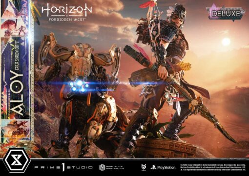 Real Elite Masterline Horizon Forbidden West Aloy Carja Shadow Outfit Deluxe Version - Prime1Studio - Image 5