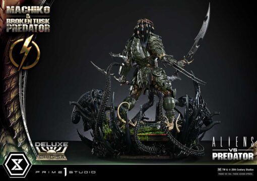 Ultimate Premium Masterline Aliens vs Predator (Comic) Machiko & Broken Tusk Predator Deluxe Version - Prime1Studio - Image 8