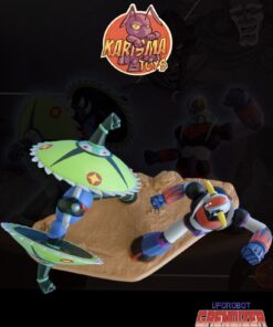 UFO ROBOT GRENDIZER: Goldorak vs. Janus Resin Diorama By Karisma Toys - Image 3