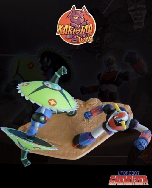 UFO ROBOT GRENDIZER: Goldorak vs. Janus Resin Diorama By Karisma Toys - Image 3